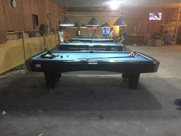 Billiards Hoàn Thúy đã lắp đặt thêm 2 bàn bi a 9017 aileex đã qua sử dụng và 4 bàn 9018 Việt Nam tại “Bi a Quang Tùng, xã Khắc Niệm, thành phố Bắc Ninh