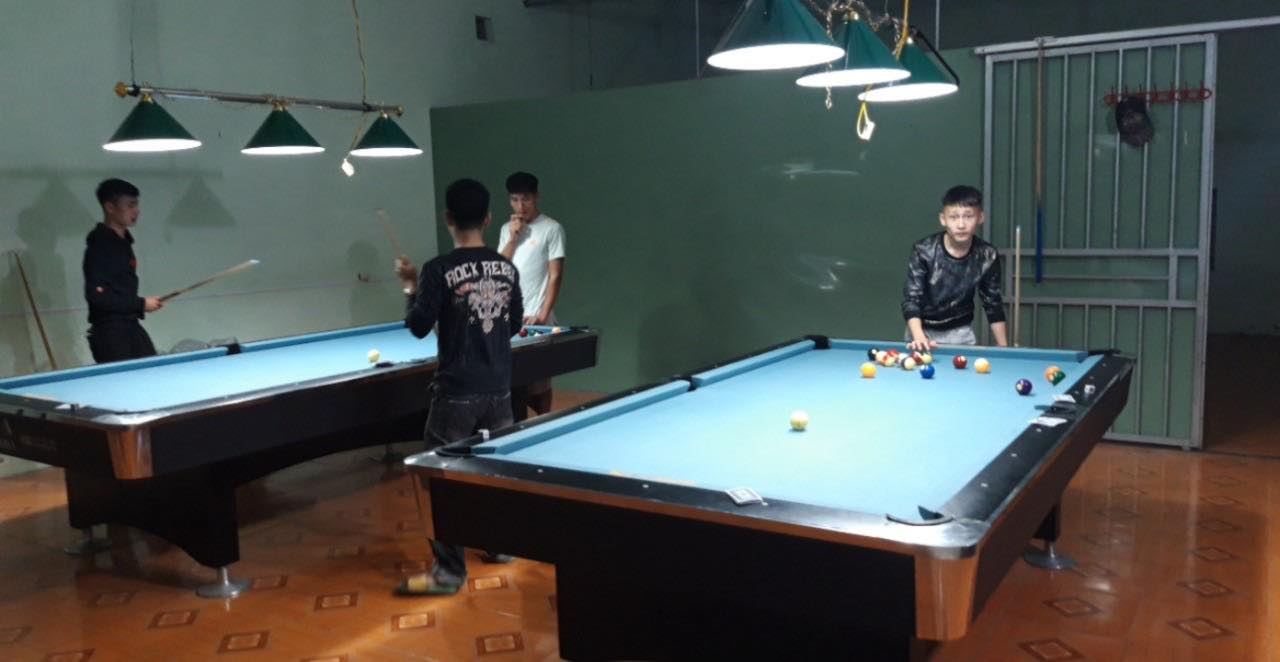 Billiards Hoàn Thúy lắp đặt 2 bàn bi a 9018 Việt Nam tại huyện An Dương, Hải Phòng