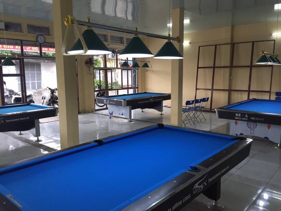 Billiards Hoàn Thúy lắp đặt 4 bàn bi a 9018 Việt Nam tại Diêm Điền, Thái Thụy, Thái Bình