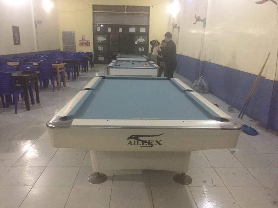 Billiards Hoàn Thúy lắp đặt 3 bàn bi a Aileex Seri 4 đã qua sử dụng tại Hậu Lộc, Thanh Hóa