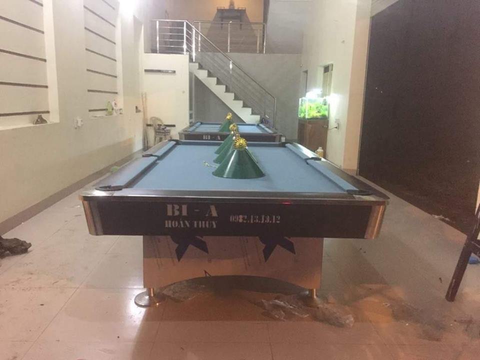 Billiards Hoàn Thúy lắp đặt 2 bàn bi a 9018 Việt Nam tại Đăng Châu – Lào Cai