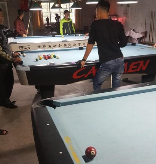 Billiards Hoan Thuy Lắp đặt 3 Ban Bi A 9017 Va Seri 4 đa Qua Sử