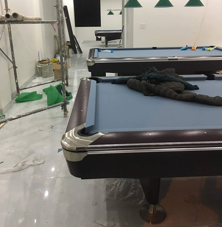 Billiards Hoàn Thúy lắp đặt 3 bàn bi a bàn 9019 Brunswick nhập Taiwan tại Phùng Chí Kiên – Thành Phố Nam Định