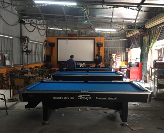 Billiards Hoàn Thúy lắp đặt 3 bàn bi a 9018 liên doanh Taiwan tại Phường Ái Quốc – Thành phố Hải Dương