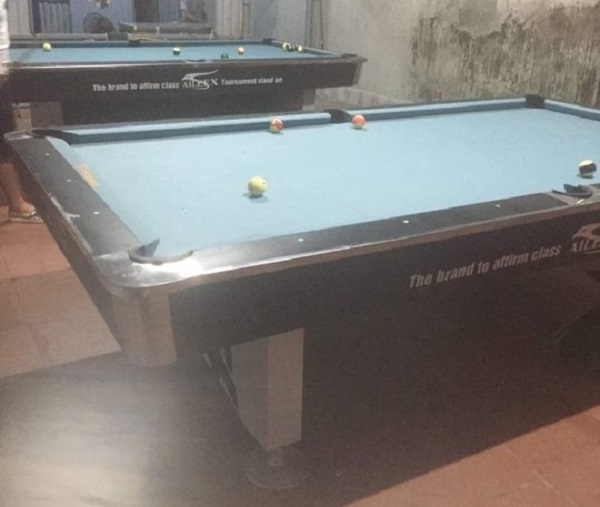 Billiards Hoàn Thúy lắp đặt 2 bàn 9018 Việt Nam tại Nghĩa Hưng, Nam Định