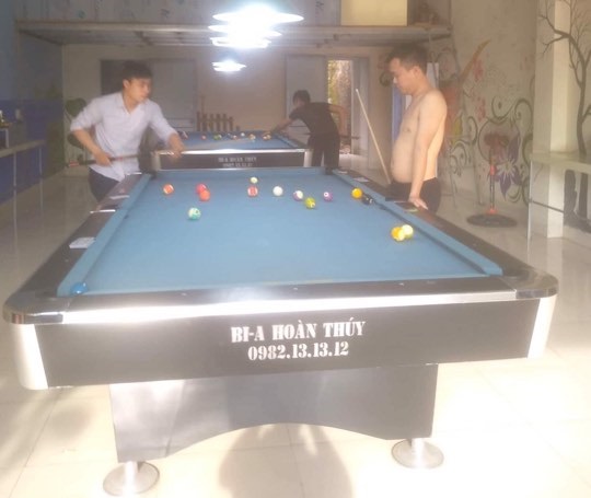 Billiards Hoàn Thúy lắp đặt 2 bàn 9018 liên doanh Taiwan tại Chương Mỹ, Hà Nội