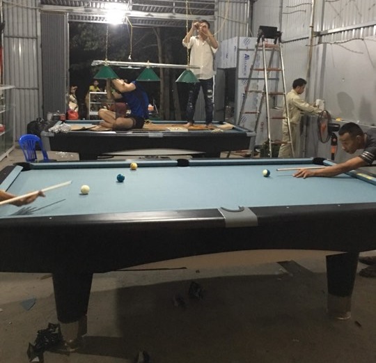 Billiards Hoàn Thúy lắp đặt 2 bàn bi a 9017 đã qua sử dụng tại Gia Lộc – Hải Dương