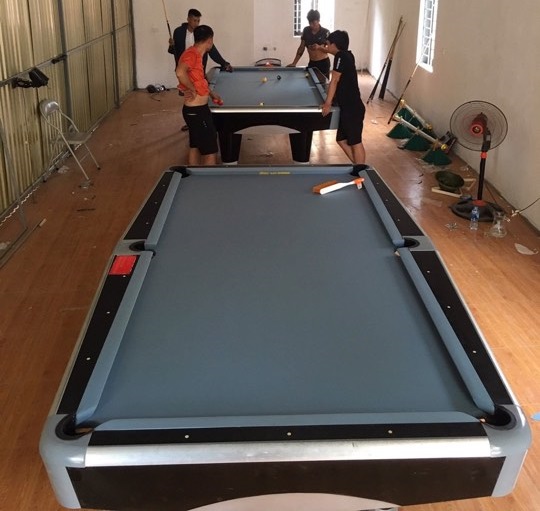 Billiards Hoàn Thúy lắp đặt 2 bàn bi a 9017 đã qua sử dụng tại Sóc Sơn – Hà Nội