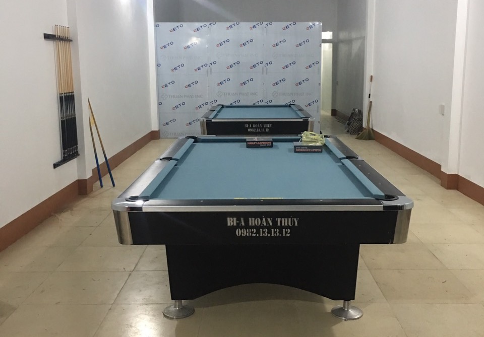 Billiards Hoàn Thúy lắp đặt 2 bàn 9018 liên doanh Taiwan tại Mường Khương, Lào Cai