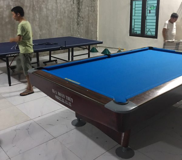 Billiards Hoàn Thúy lắp đặt 1 bàn seri 4 nhập lướt và 1 bàn bóng bàn tại Thanh Hoá