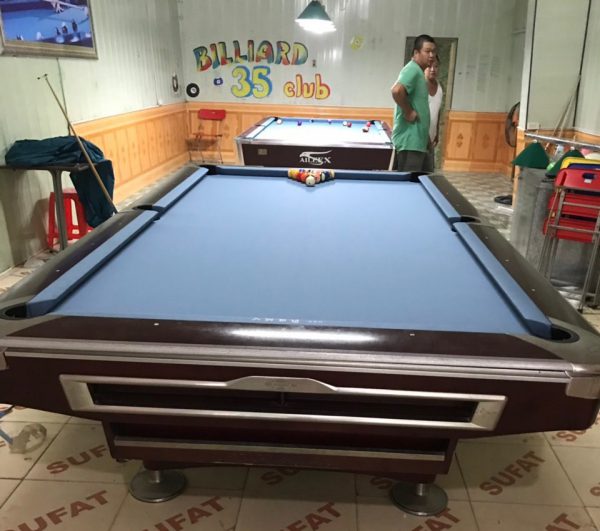 Thanh lý bàn bi a tại Bắc Giang - Billiards Hoàn Thúy lắp đặt 2 bàn aileex 9018, 9019 nhập lướt tại Yên Dũng, Bắc Giang