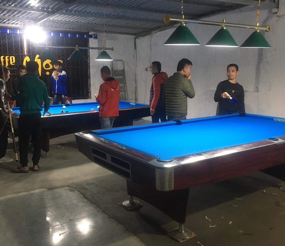 Billiards Hoàn Thúy lắp đặt 2 bàn seri 4 tại Quảng Xương, Thanh Hoá