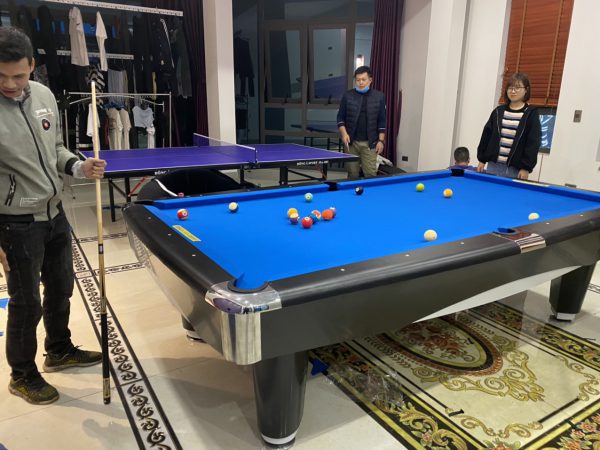 Billiards Hoàn Thúy lắp đặt bàn 9017 liên doanh Taiwan và bàn bóng bàn tại Đông Anh, Hà Nội