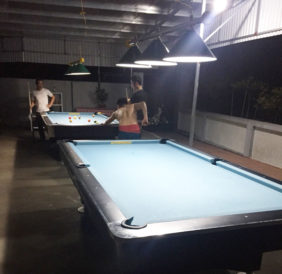 Billiards Hoàn Thúy lắp đặt 2 bàn 9018 tại Kim Sơn, Gia Lâm, Hà Nội