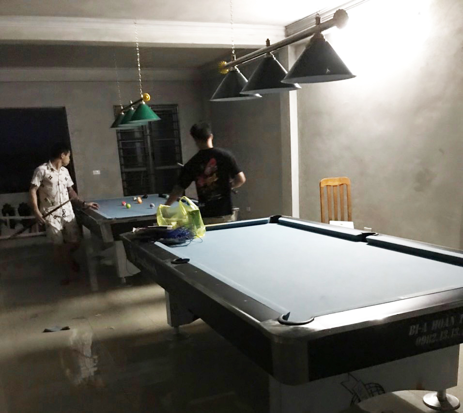 Billiards Hoàn Thúy lắp đặt 2 bàn 9018 tại Yên Mô, Ninh Bình