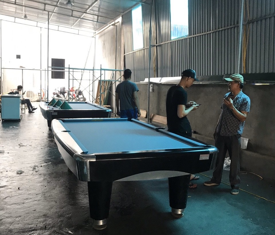 Billiards Hoàn Thúy lắp đặt 2 bàn bi a 9017 Tonardo tại Cẩm Giàng, Hải Dương