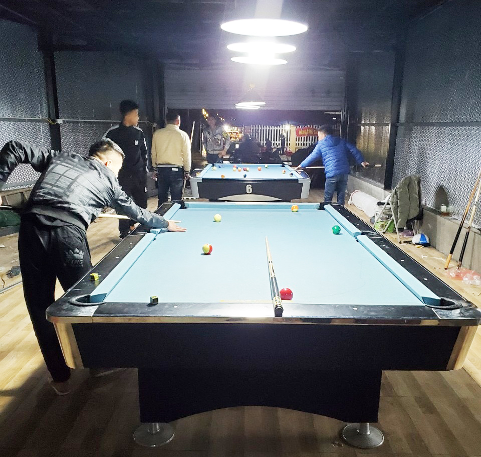 Billiards Hoàn Thúy lắp đặt bàn 9018 và bàn 9017 tại Tiên Du, Bắc Ninh