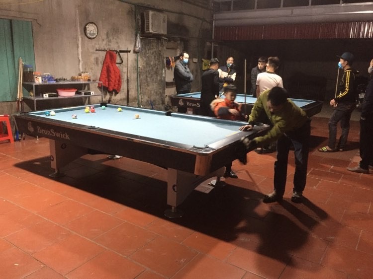 Billiards Hoàn Thúy lắp đặt 2 bàn 9018 tại Lục Nam, Bắc Giang