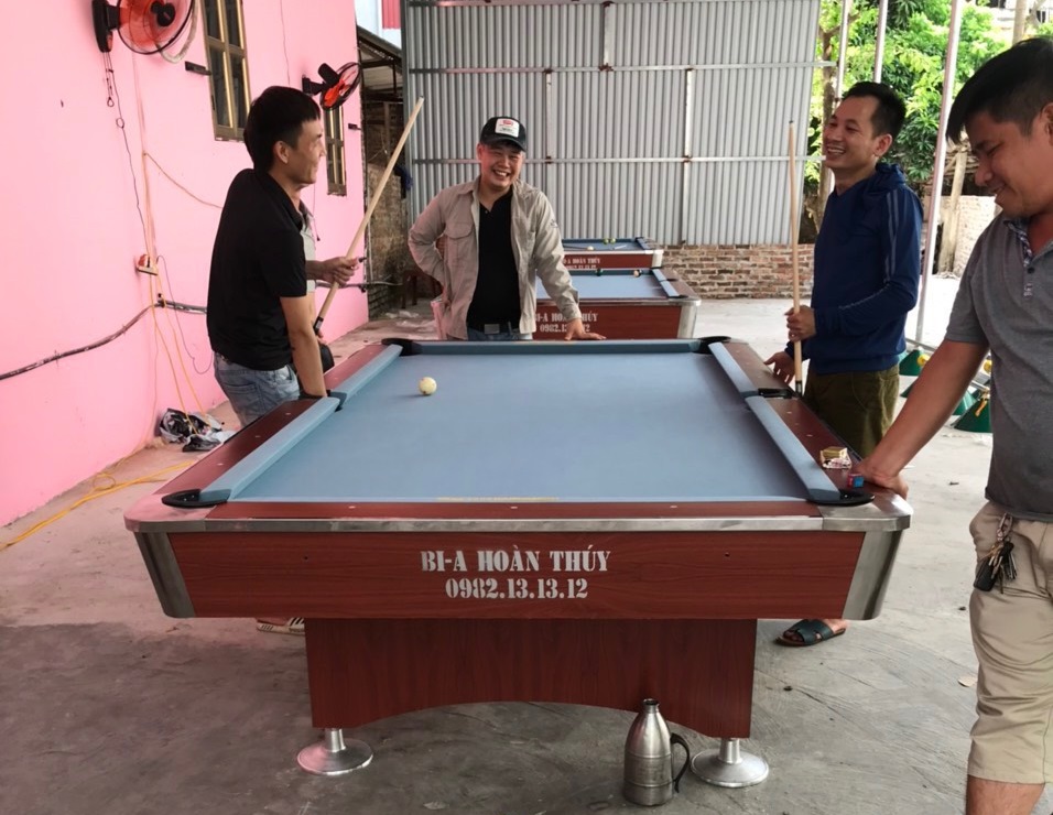 Billiards Hoàn Thúy lắp đặt 3 bàn 9018 tại Văn Giang, Hưng Yên