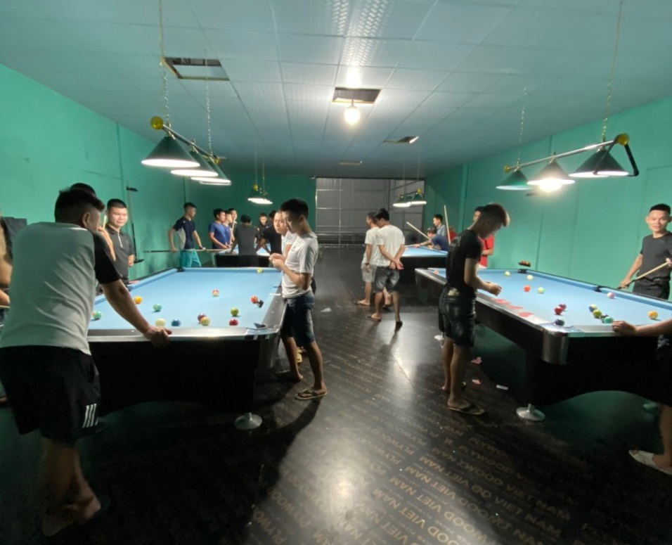 Billiards Hoàn Thúy lắp đặt 4 bàn bi a 9018 liên doanh Taiwan tại Thạch Thất, Hà Nội