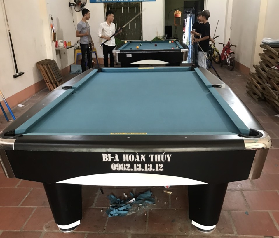 Billiards Hoàn Thúy lắp đặt 2 bàn bi a 9017 liên doanh Taiwan tại Hà Giang